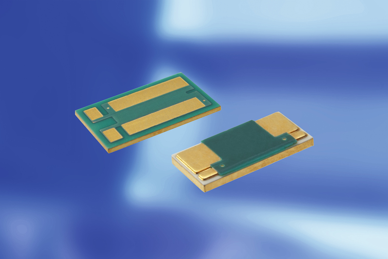 Isabellenhütte's PMH-D and PLU gold-plated bondable resistors mount with conductive adhesive 
